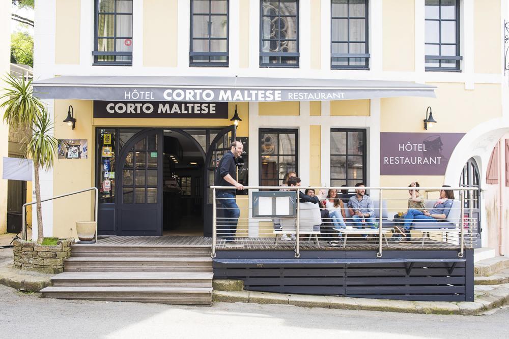 Hotel Restaurant Corto Maltese Le Palais Zewnętrze zdjęcie